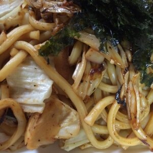 キムチ•チーズで韓国風焼きそば